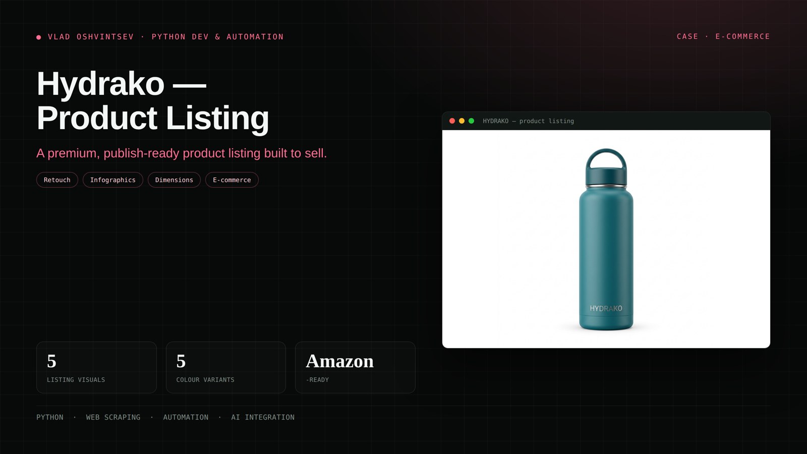 HYDRAKO product listing