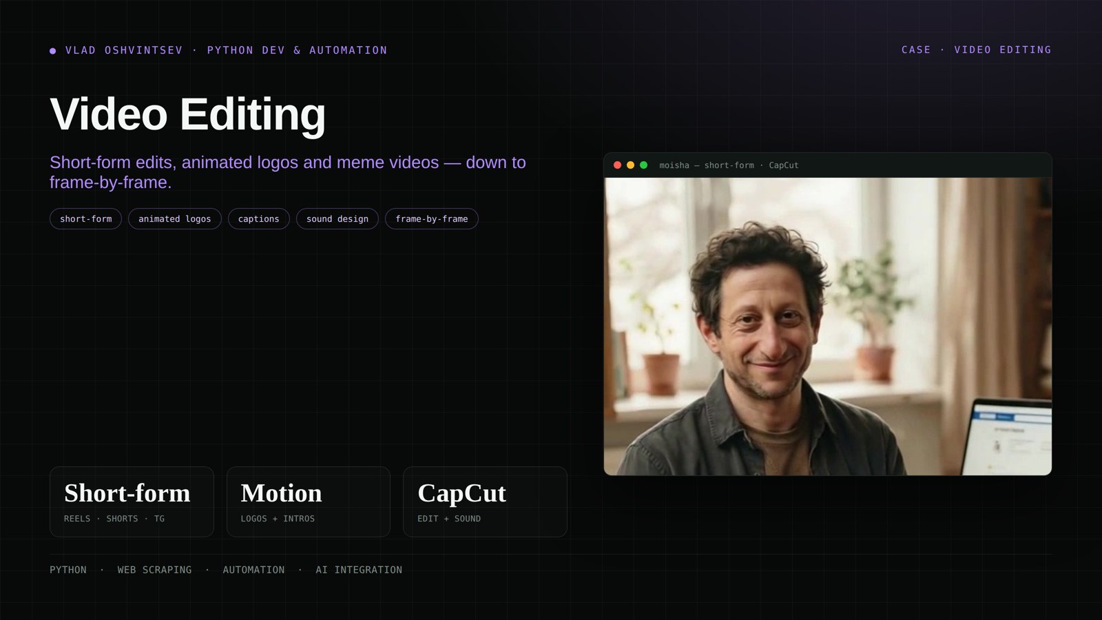 Video editing